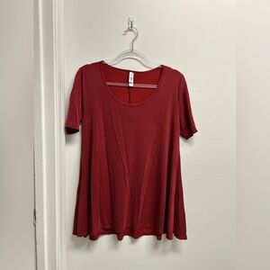Rust/Red Modal Blend Women's Tunic